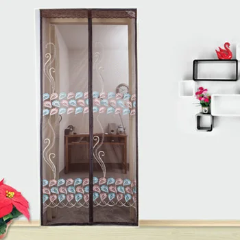 

Anti-Mosquito Mesh Curtain Net Automatic Closing Magnetic Portiere Door Fly Screen Summer Kitchen Tulle Window mosquitera puerta