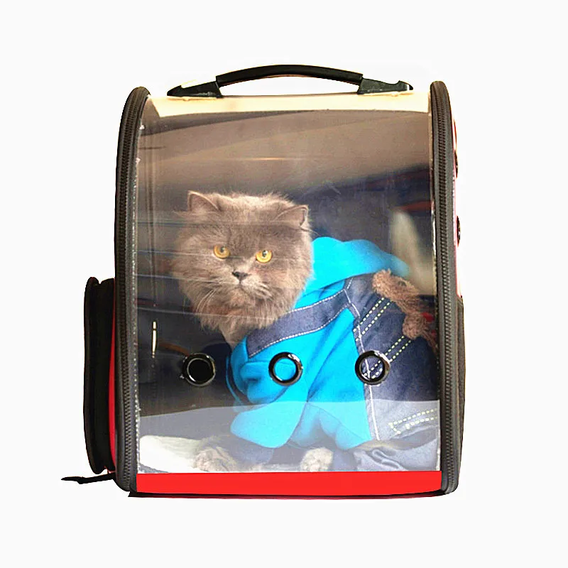 2019 fashion animal carrier for large cat Outdoor Carrying Backpack Space Capsule Pet Carrier Transparent Waterproof AprT4 (7)