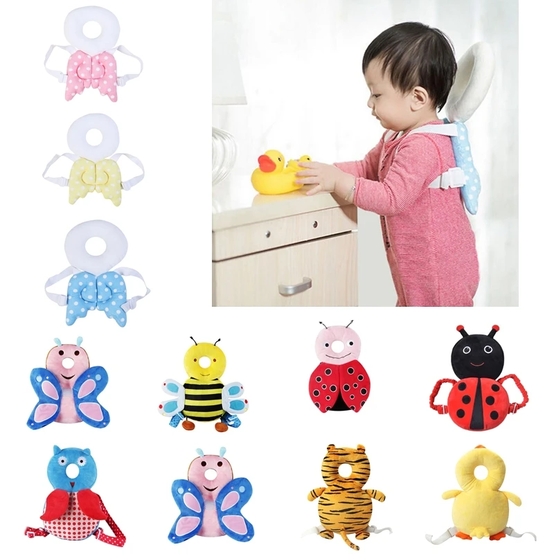 

Safety Baby Head Protection Pillow Toddlers Headrest Pad Neck Protector Newborn Head Protection Cushion Baby Bedding
