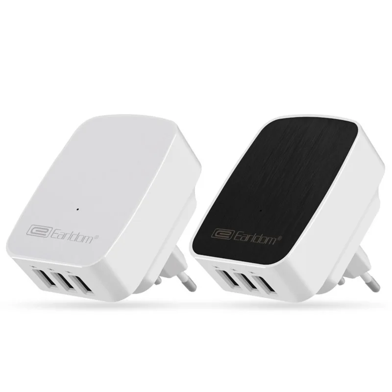 3 Port USB 5V 3.4A UK and EU Plug Wall Charger Adapter for