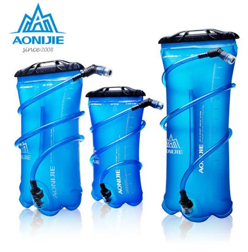 

AONIJIE TPU Water Bag Men Women Outdoor Sport Hydration Bladder Foldable PEVA Sport Hydration Bladder 1.5L 2L 3L
