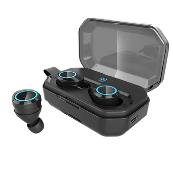 

New Arrival LCD Display Touch Earbuds Truly Wireless Earphones TWS Headphones With 3000mAh Power Bank Charging Case