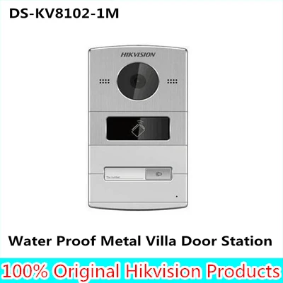 

Hikvision Video Access Control-DS-KV8102-1A(DS-KV8102-IM),WDR camera,Visual intercom doorbell waterproof,IC card,IP intercom