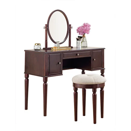Комоды мебель для спальни деревянный комод набор coiffeuse avec miroir et tabouret туалетный