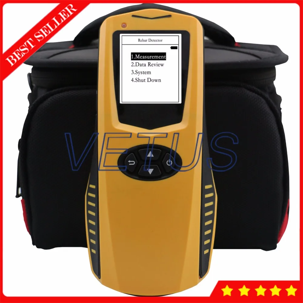 

JW-120X High resolution LCD display Rebar Detector for reinforcement steel bar location distribution direction diameter testing