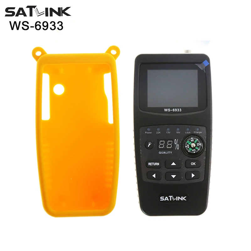 

[Genuine] Original Satlink WS-6933 LCD Display 2.1 Inch DVB-S2 FTA C&KU Band WS6933 Digital Satellite Finder Meter 6933 Satlink
