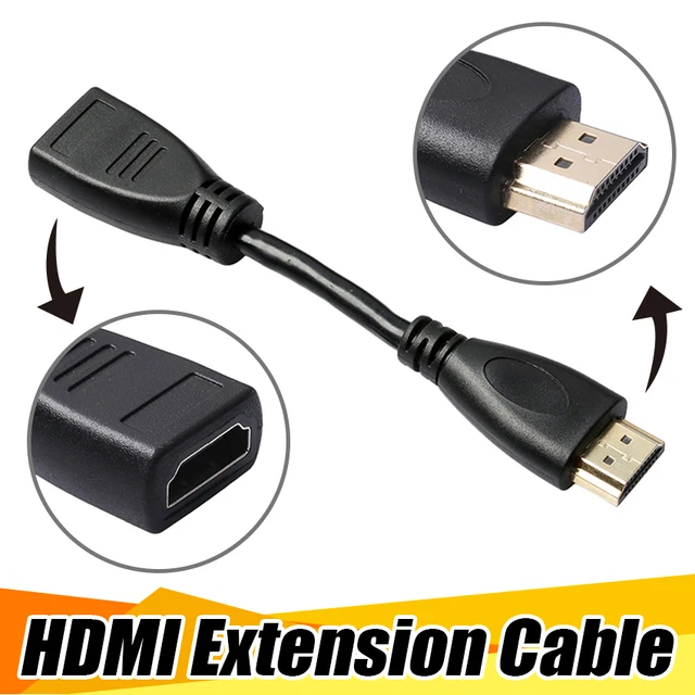 HDMI Extend Cable 10cm Short Convenient for Google Chrome Cast Fire TV