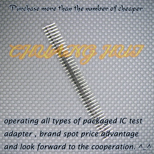 

10Pcs 40 Pin socket 2.54mm Socket Connector 1x40