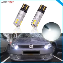 2 шт. T10 led w5w 194 168 12 V 6000 K лампа canbus Нет Ошибка для Volkswagen vw Polo Classic GTI MK3 MK4 MK5 Седан GT бора
