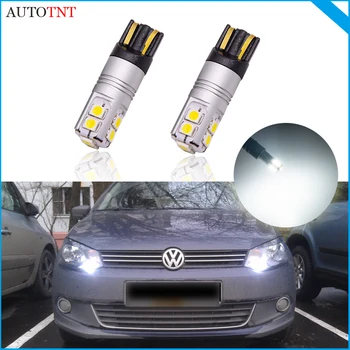 

2pcs T10 led w5w 194 168 12V 6000K bulb light lamp canbus no error for Volkswagen vw Polo Classic GTI MK3 MK4 MK5 Sedan GT Bora