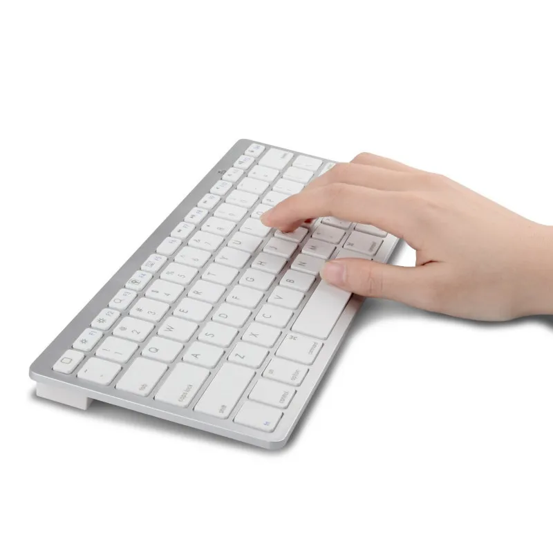 Немецкая Арабская Bluetooth клавиатура с раскладкой QWERTZ Беспроводная клавиатура для Apple iPad iPhone samsung Ordinateur портативная