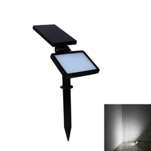 48LED Солнечный газонный садовый светильник солнечной энергии свет Открытый Солнечный настенный светильник прожектор для наружного ландшафта двор Палуба Путь