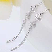 925 Sterling Silver Smooth Small Lantern Drop Earrings For Women Girl Earrings Sterling-silver-jewelry Pendientes Mujer A220