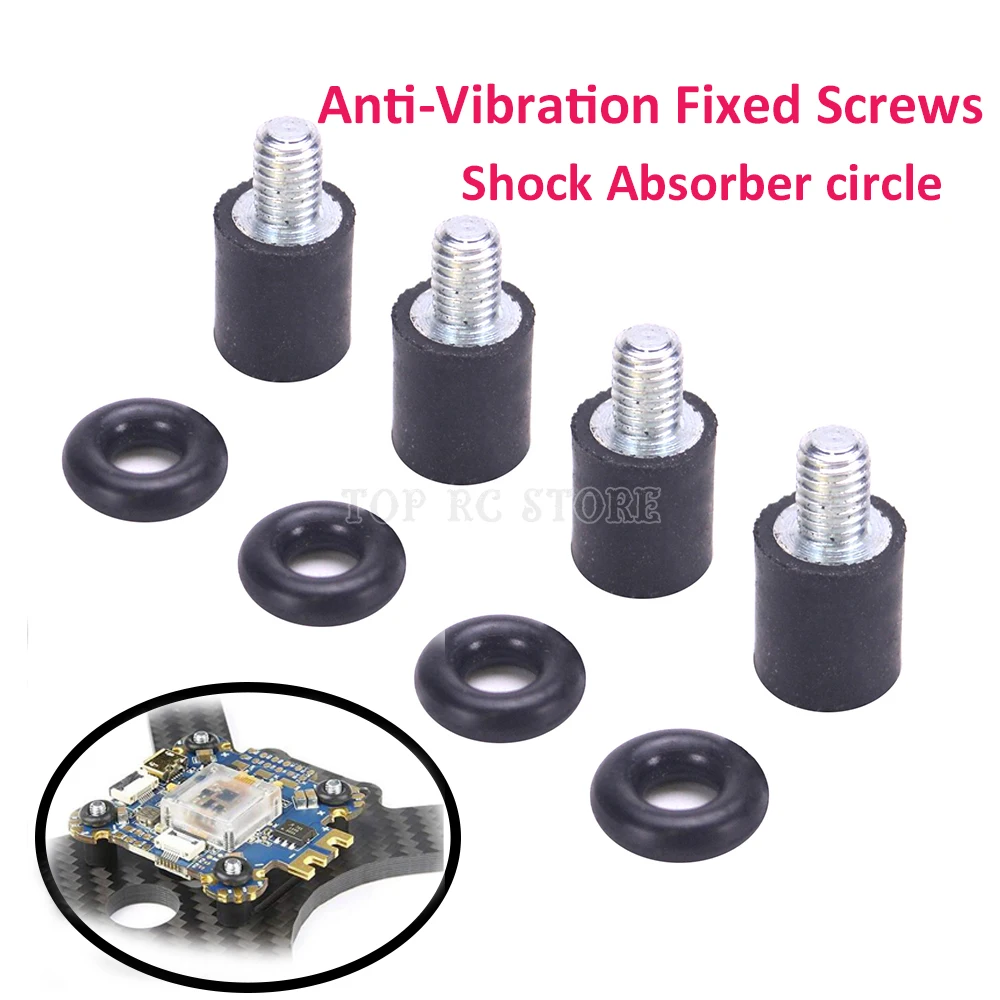 

M3*7+4.5 M3 Flight Controller Anti-Vibration Fixed Screws Mounting Hardware Spacer Standoff Rubber shock absorber circle For F3