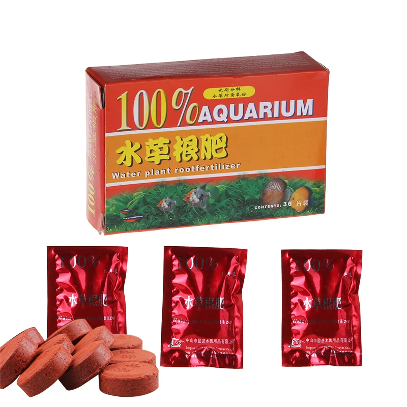 12/36 Tablets Fish Tank Aquatic Root Fertilizer For Water Plant Growth