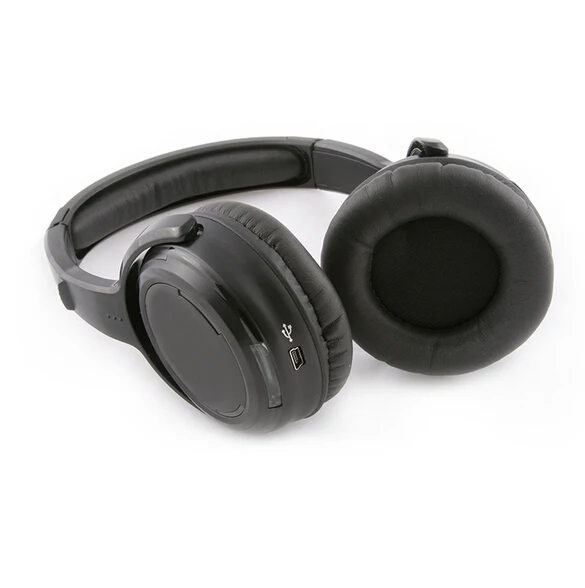 Silent Disco complete system led wireless headphones – Quiet Clubbing Party Bundle (4 Headphones + 2 Transmitters)