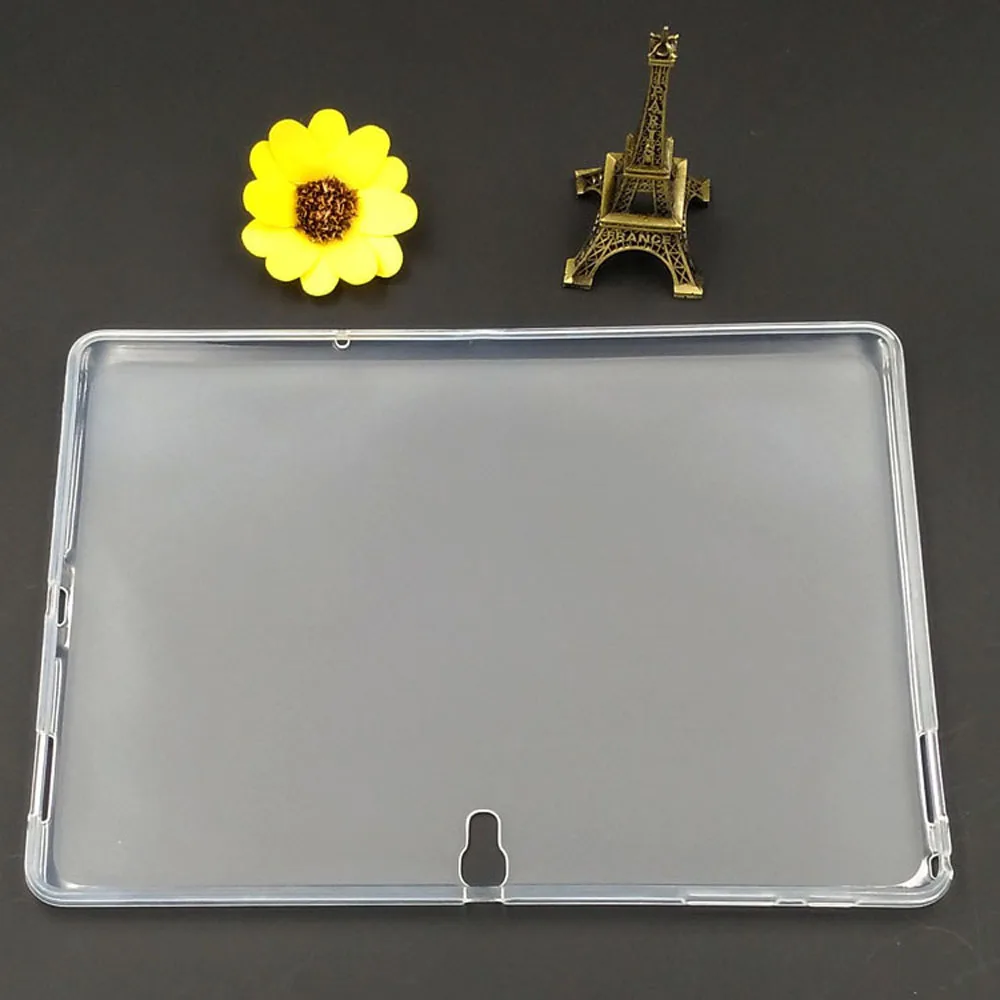  For Samsung Galaxy Tab S 10.5 T800 T805C silicone case Slim Crystal Clear TPU Silicone Protective Back Cover (2)