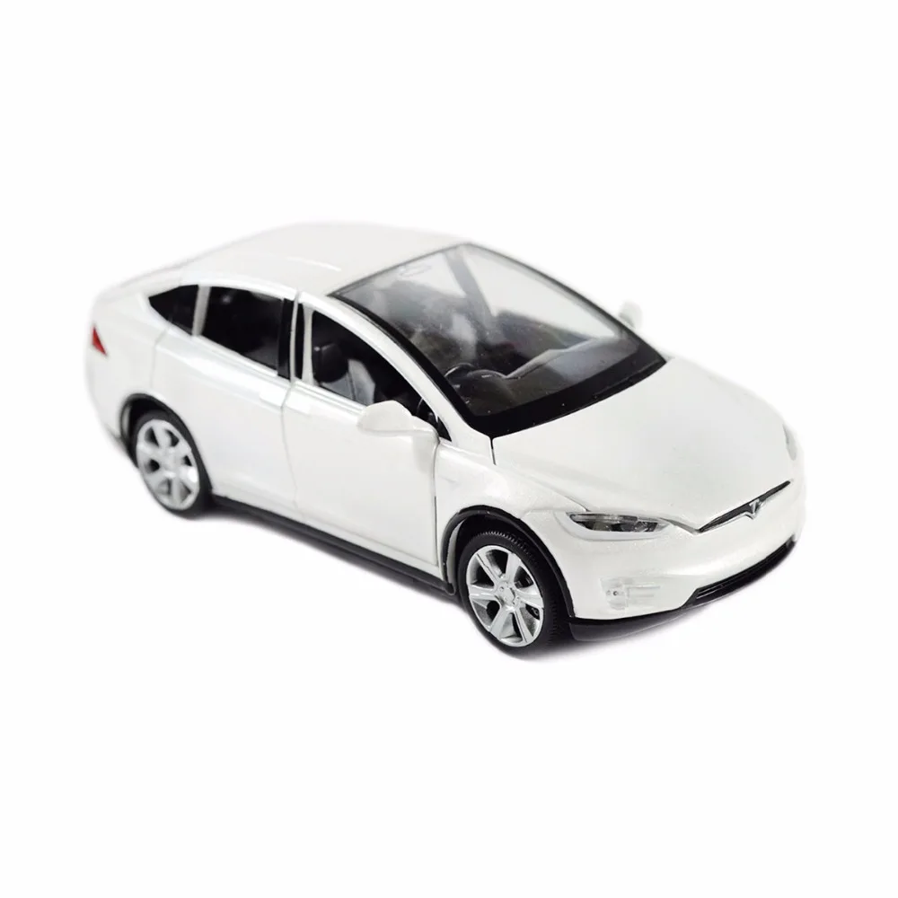 Модель автомобиля HOMMAT 1:32 SUV Tesla Model X 90D из сплава литая Игрушечная модель