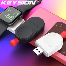 KEYSION Беспроводное зарядное устройство для Apple Watch 4 3 2 1 зарядное устройство магнитное беспроводное устройство для зарядки для Apple Watch 4 3 2 1 портативное