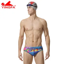Yingfa Новые конкурентоспособные Купальники для мальчиков, детские плавки, трусы для соревнований, купальные костюмы для мужчин, профессиональный треугольный купальник