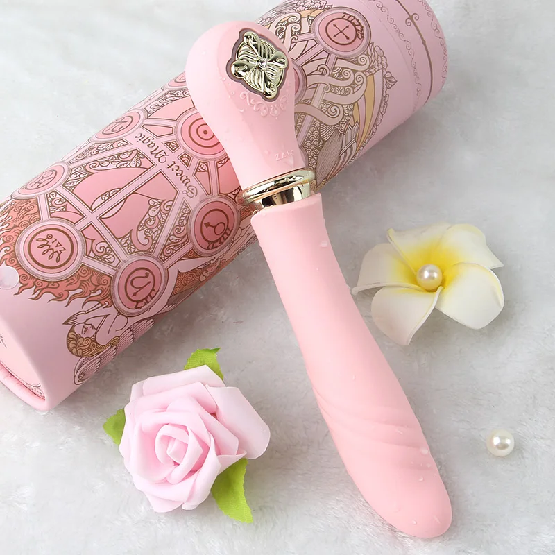  ZALO Fancy Women Vibrator Magic Wand 6 frequency Warming Dildo Virbator Sex Shop for Adult Sex toys