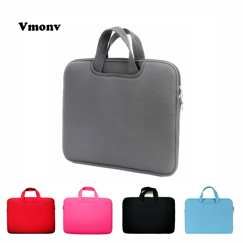 Vmonv Soft Neoprene Laptop Notebook Liner Sleeve Case Bag for Macbook Air Pro Retina 11 12 13 15 Tablet Computer Handbag | Компьютеры и