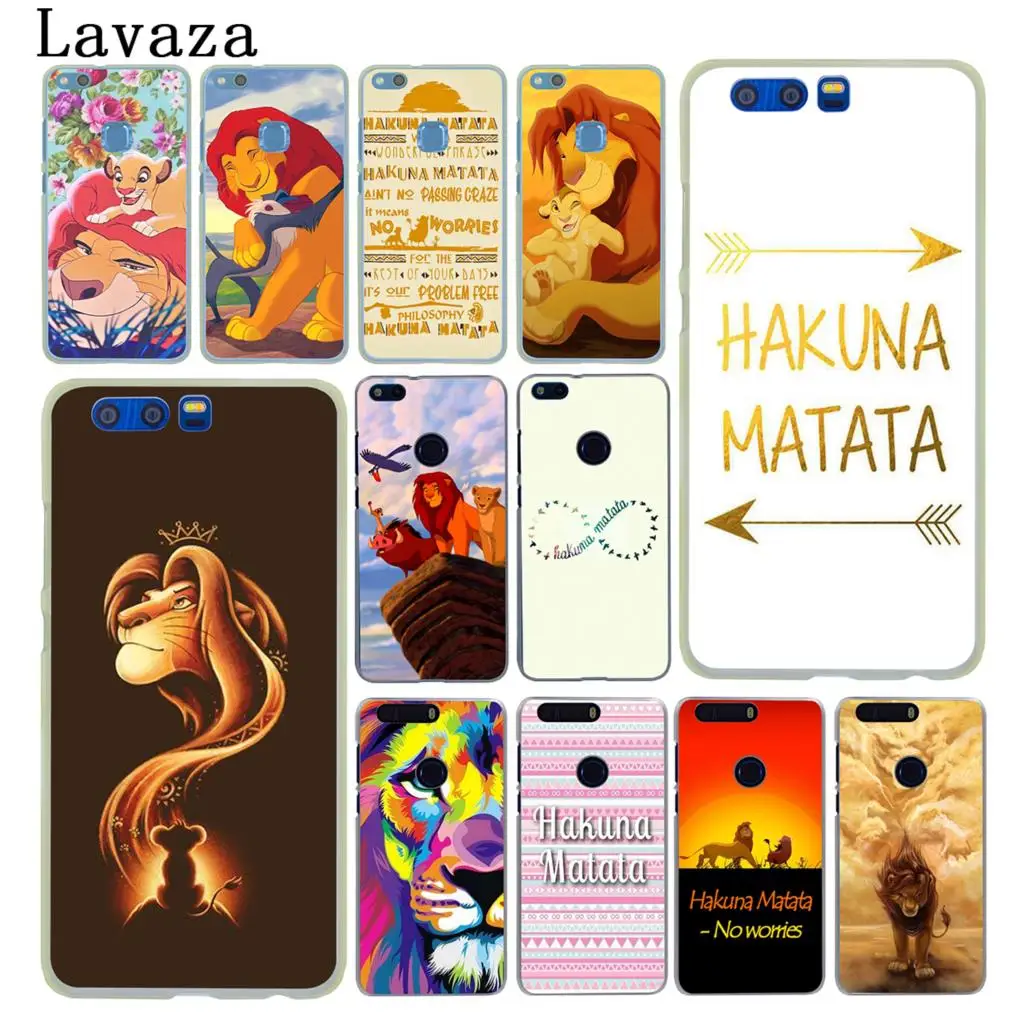 

Lavaza The Hakuna Matata Lion King Hard Case for Huawei Y9 Y6 Y7 Prime 2018 2019 Honor 20 8C 8X 8 9 9X 10 Lite 7C 7X 7A Pro