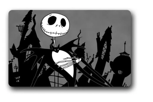 Charmhome Hot Sale Custom Jack Skellington Door Mat Art Design