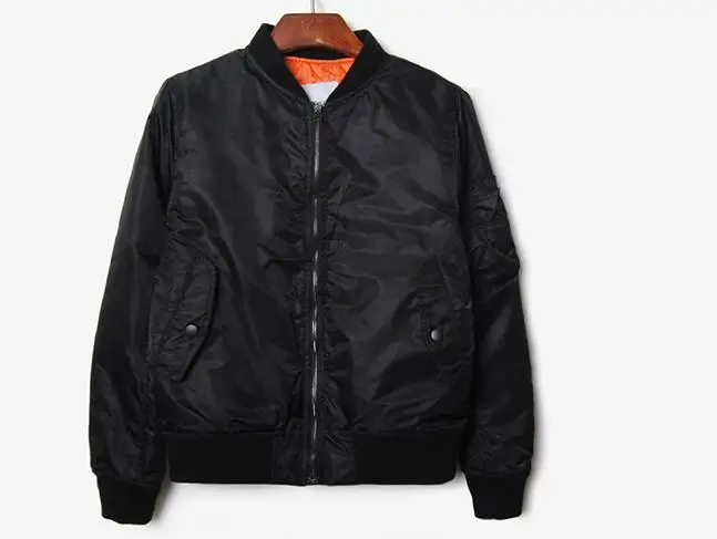 

Sponge mice MA1 Bomber Jacket thin Men Air Force Jacket Pilots Flight Jackets Coats Hip Hop Streetwear