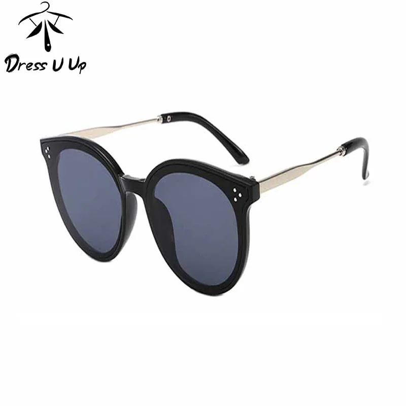 

DRESSUUP 2019 New Kids Sunglasses ins Net Red With The GM Sunglasses Round Frame Rice Nail Children's Sunglasses