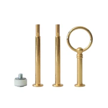 Свадебные десерты металлические фрукты оптом мини серебро 3 уровня кекс круглый день чай золотой подставка для торта с ручками