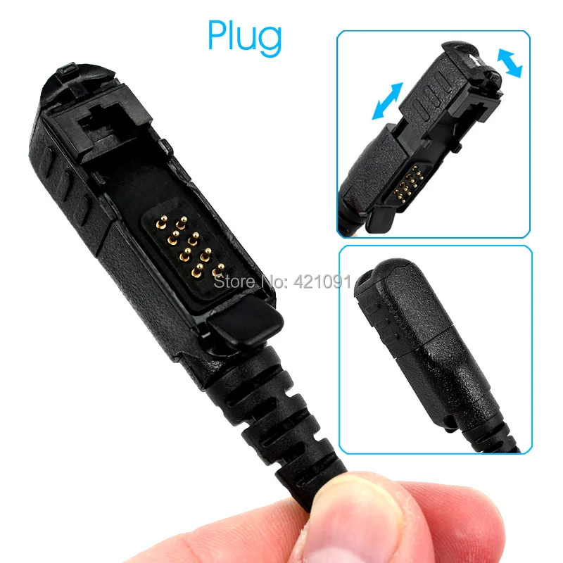 Telescopic line Earhook Earpiece for Motorola Walkie Talkie P6600 8 IMG_00901