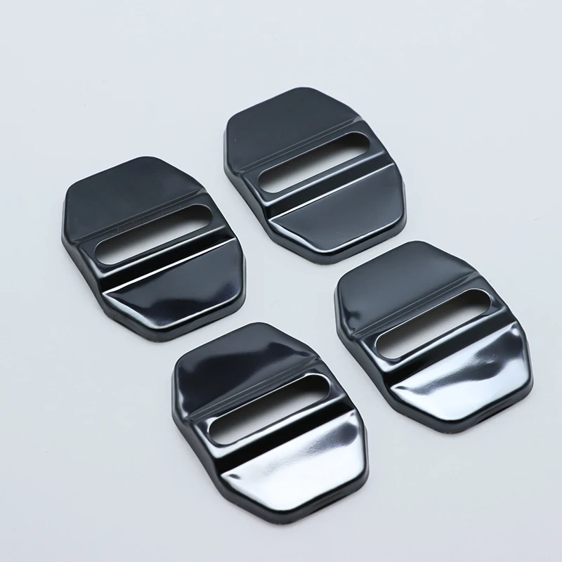 

4PCS Auto Case Steel Door Lock Buckle Protective Cover For Mercedes-Benz benz E-class E class W212 W213 2009-2018 Car Styling