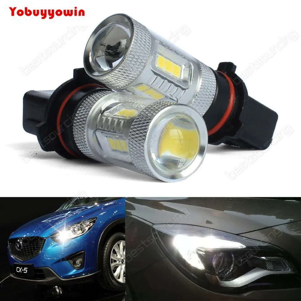 2 SAMSUNG P13W PSX26W High Power 15W LED Projector DRL Daytime Running For AUDI