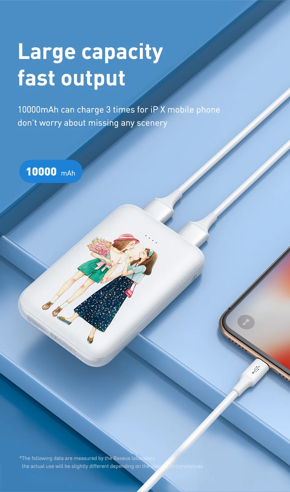 Baseus mi ni 10000 mAh power Bank портативное зарядное устройство типа C PD 10000 mAh power bank для iPhone Xiaomi mi 9 внешний аккумулятор Poverbank