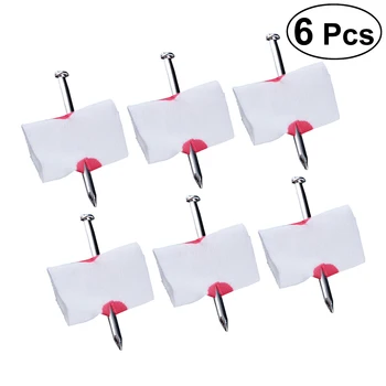 

6pcs Nail Through Finger Magic Joking Toy Spoof Prop for April Fools Day Prank Party Halloween