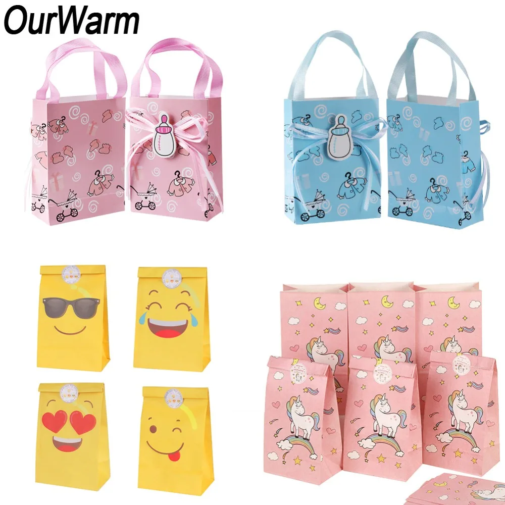 OurWarm 12 قطعة ورقة شنطة هدايا يونيكورن عيد ميلاد حزب زينة الرموز التعبيرية الحلوى حقيبة استحمام الطفل الصبي فتاة حزب إمدادات الفشار مربع OurWarm 12 قطعة ورقة شنطة هدايا يونيكورن عيد ميلاد حزب زينة الرموز التعبيرية الحلوى حقيبة استحمام الطفل الصبي فتاة حزب إمدادات الفشار مربع