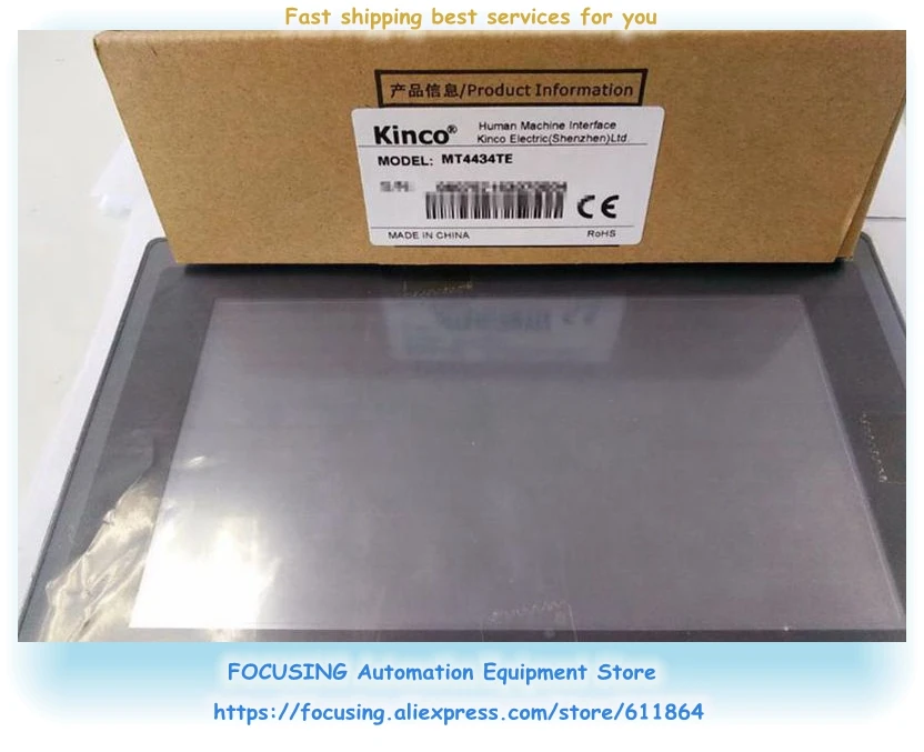 KINCO MT4434TE 7 inch HMI touch screen operator panel with