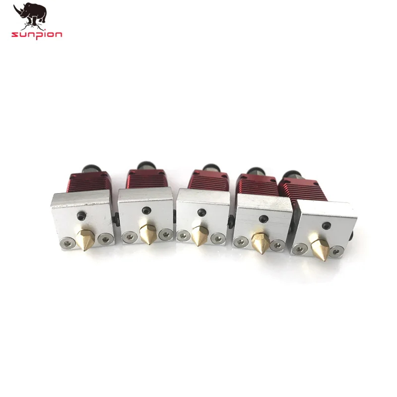 MK8 تجميعها الطارد الساخن النهاية كيت ل Ender-3 طابعة 1.75 مللي متر 0.4 مللي متر فوهة طابعة الألومنيوم التدفئة كتلة 3d طابعة اكسسوارات