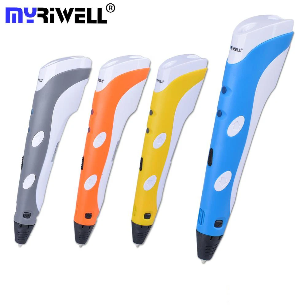 

Myriwell Best Birthday Gifts 3d Pen for Kids Diy Drawing Pen Smart Printing Printer with ABS Filament Tool Toys 3 d Pen Caneta