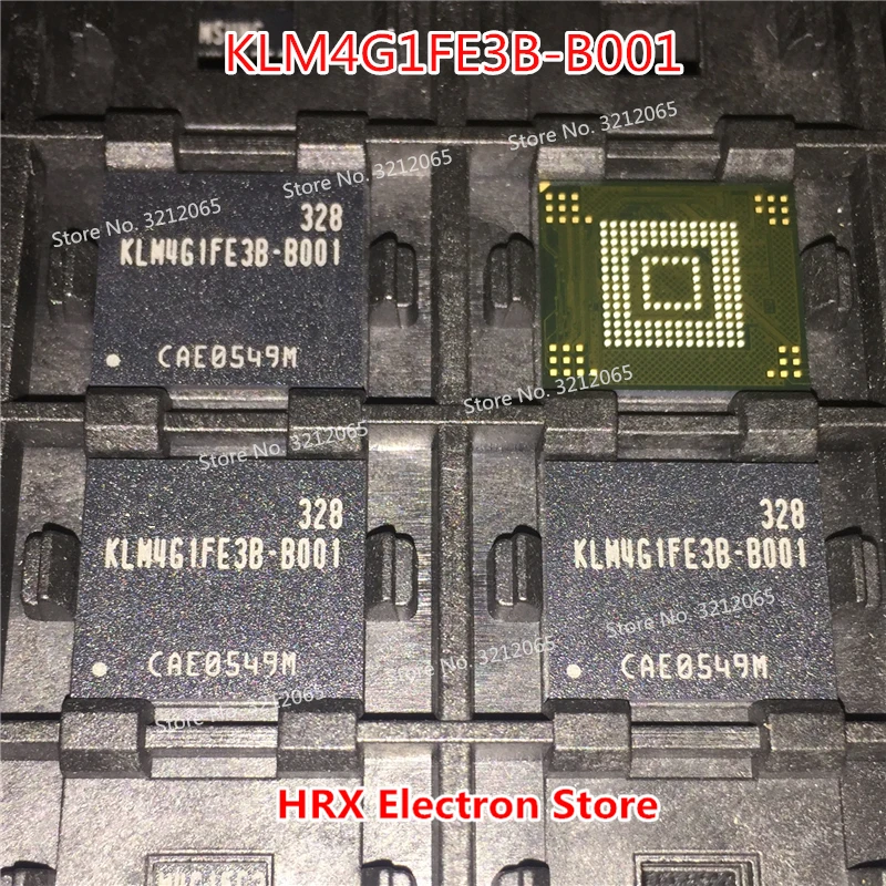  100% New Original KLM4G1FE3B-B001 4GB BGA EMMC KLM4G1FE3B B001 (1-10piece )