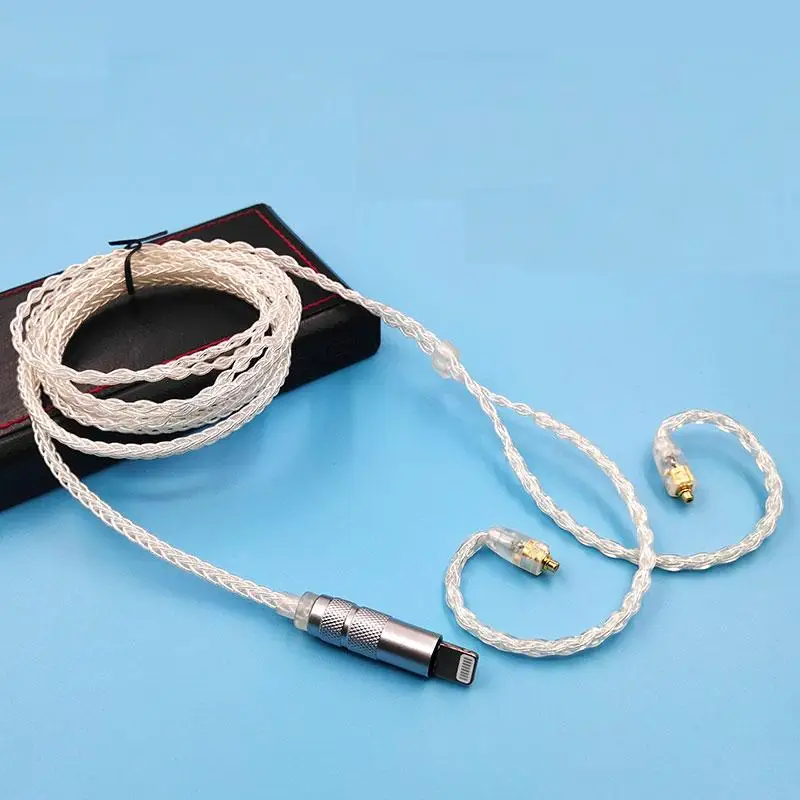 

Посеребренный кабель c100 штекер mmcx ie80 im50 A2DC QDC 0,75 мм 0,78 мм