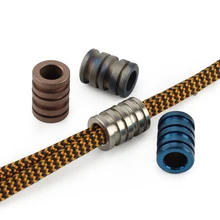 S/L титановый сплав нож осень Паракорд веревка аксессуары Открытый EDC нож шарик кулон