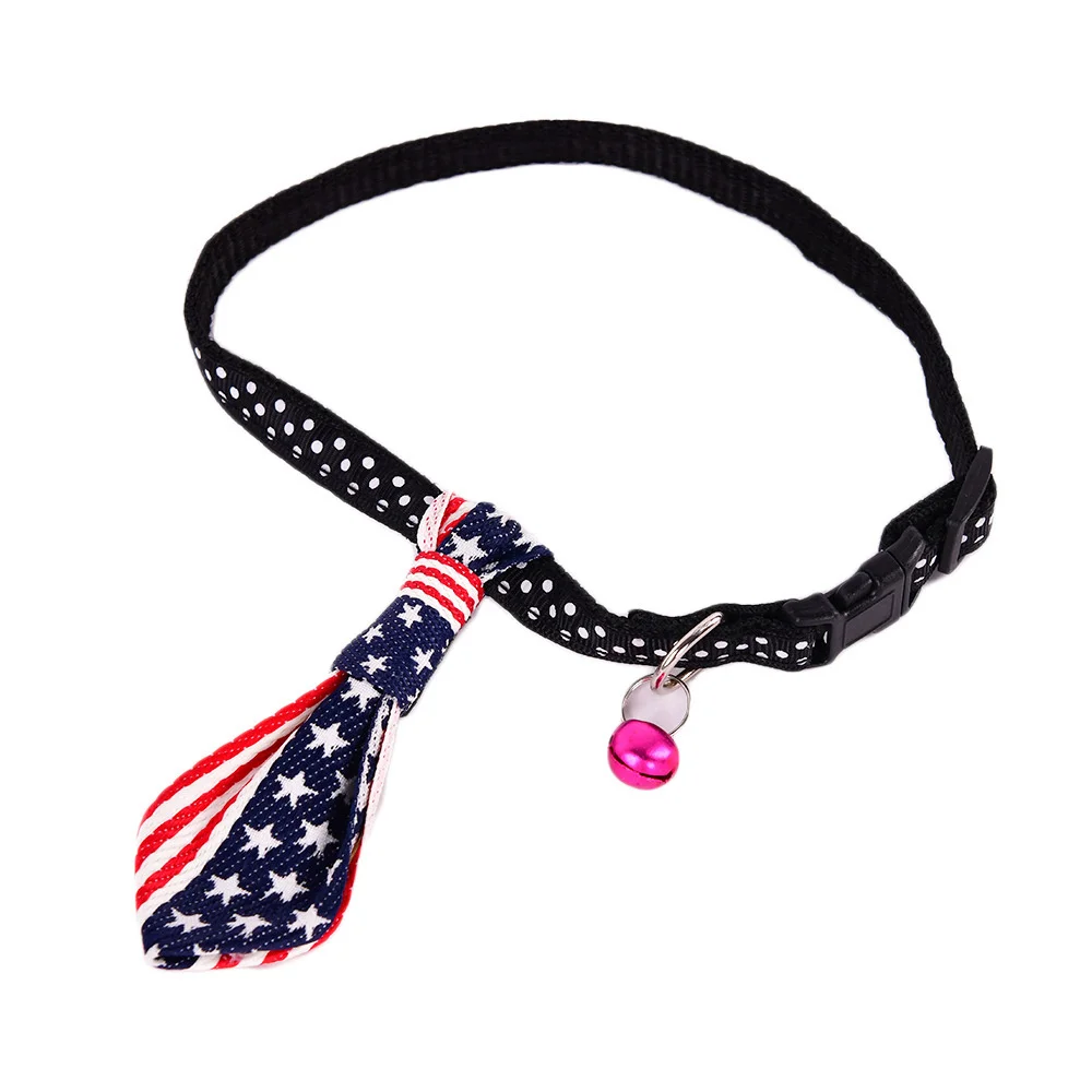 Nylon Pet Cat Tie Collar Dog Product Bell Puppy Kitten Collars Dogs Cats Outfit Adjustable Dog Collar Cat Accessories MD0004 (52)