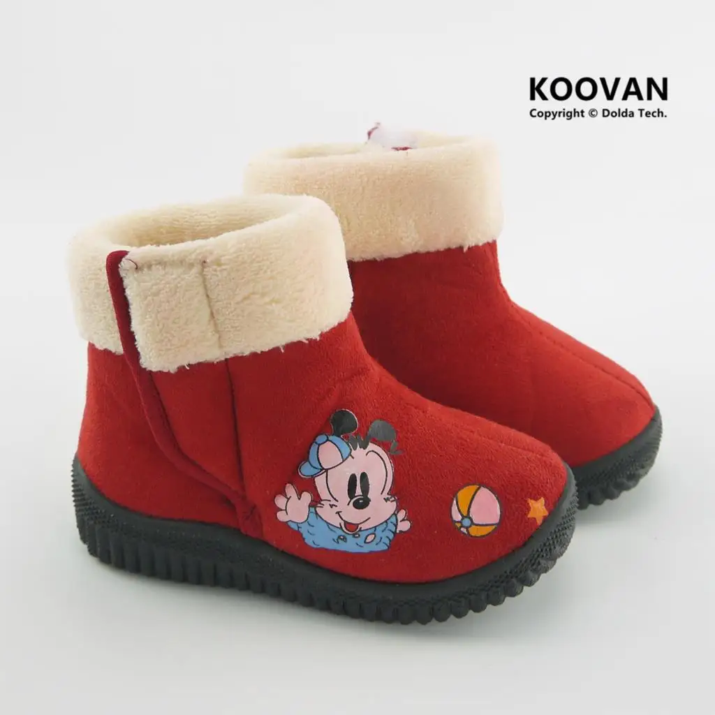 Koovan/Детские ботинки 2019 Новый стиль девочка принцесса теплые зимние для собак