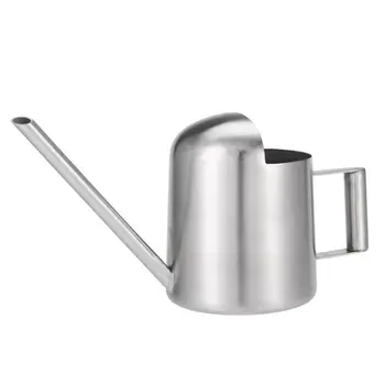 

300ml Stainless Steel Watering Can Garden Plant Flower Long Mouth Spray Sprinkling Pot Gardening Tool