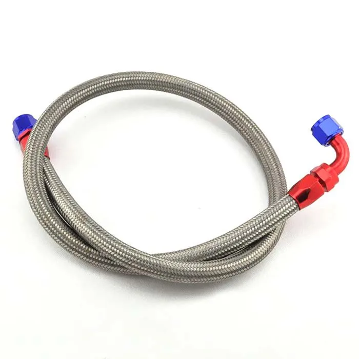 1M steel wire braided hose Oil Cooler AN10 tubing Oil Filter Fitting suitable for Automotive