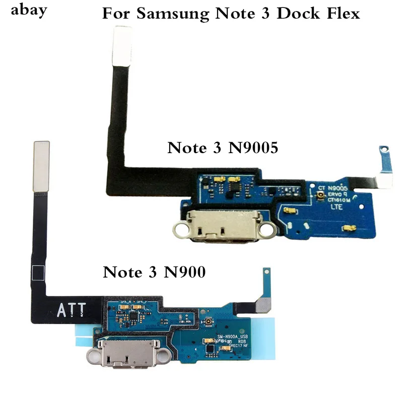 

New Quality Replacement Charging Flex Cable For Samsung Galaxy Note 3 Note3 N900 N9005 Microphone USB Port Socket Dock Connector