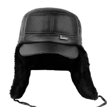 Высокое качество среднего возраста мужская зимняя шапка защита ушей Lei Feng шапки-бомберы мужские уличные снежные шапки