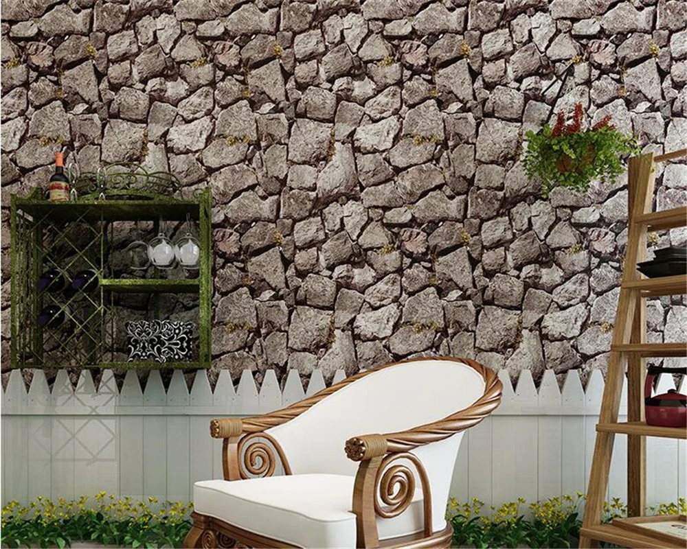 beibehang papel de parede wall paper PVC classic retro antique culture stone 3d wallpaper hot pot shop background wallpaper beibehang classic papel de parede fashion aesthetic luxury pvc sprinkle the process wallpaper for indoor high back wall tapety